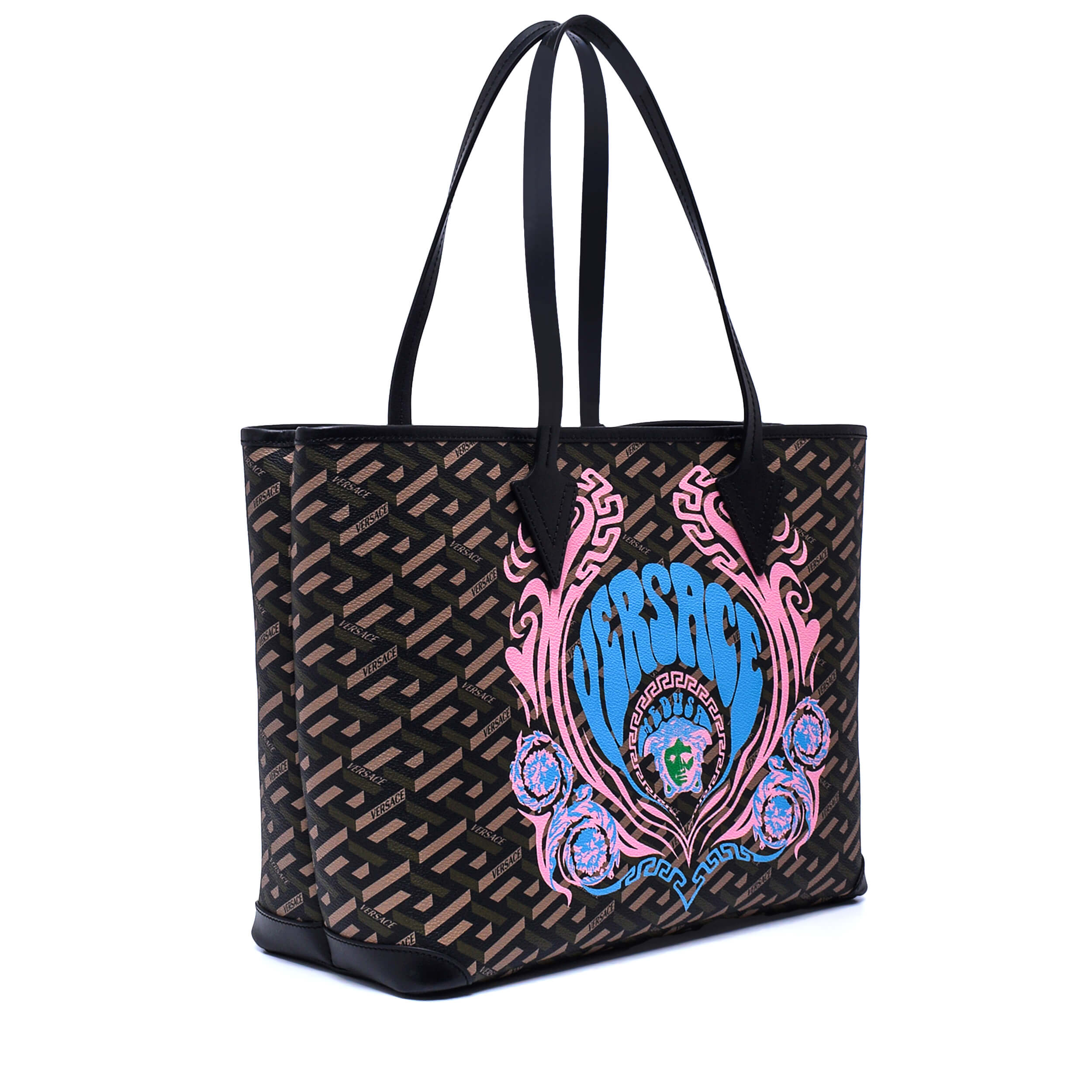 Versace - La Greca Medusa Music Signature Shopper Tote Bag